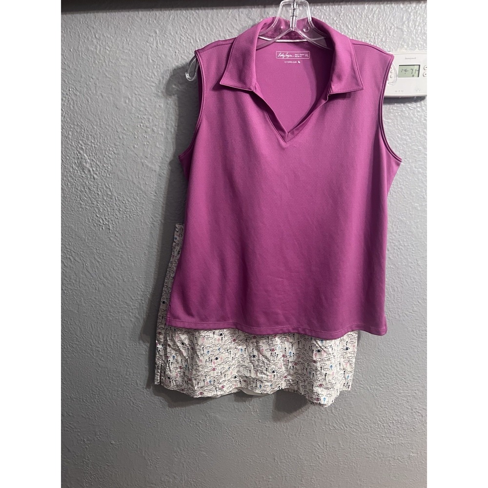 Womens Lady Hagen Skort Size 12 & sleeveless polo Size XL Set - Picture 2 of 7